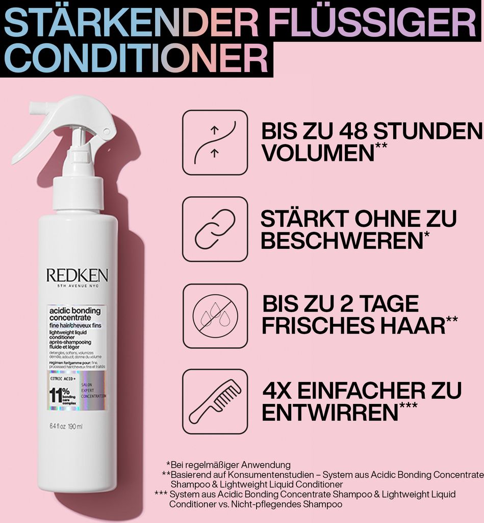 Redken Acidic Bonding Concentrate Lekka odżywka w płynie Zdjęcie produktu 9