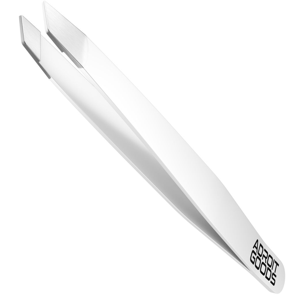 AdroitGoods Pinzette Epilieren - Schräg - Edelstahl - Produktbild 