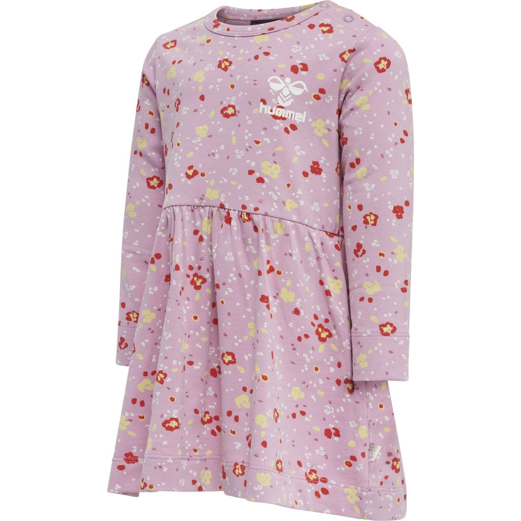hummel hmlMIRA DRESS L/S - MAUVE MIST - 74
