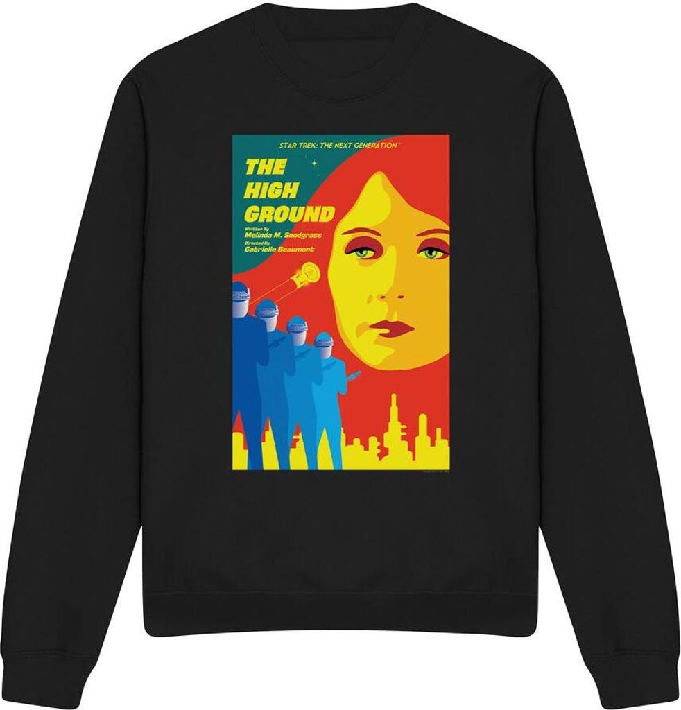 Star Trek - "The Next Generation Season 3 Episode 12" Sweatshirt für Herren/Damen Uni TV11786 (L) (Schwarz)