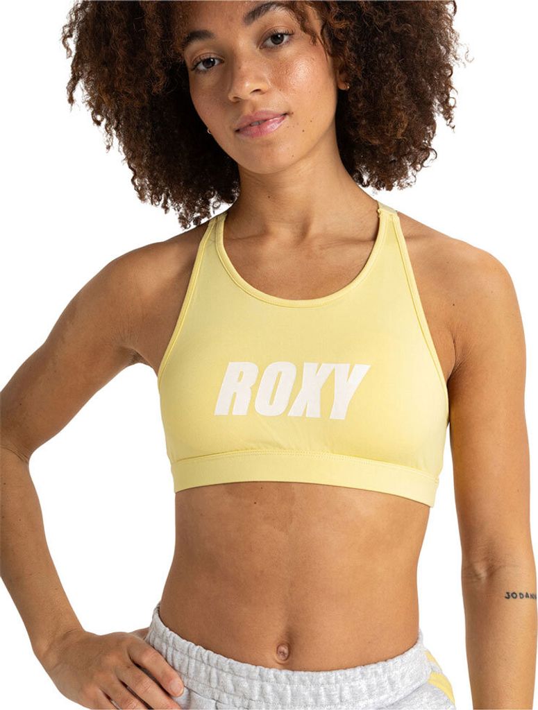 Roxy Everyday Flow Sport-bh Gelb XL Frau Gelb XL