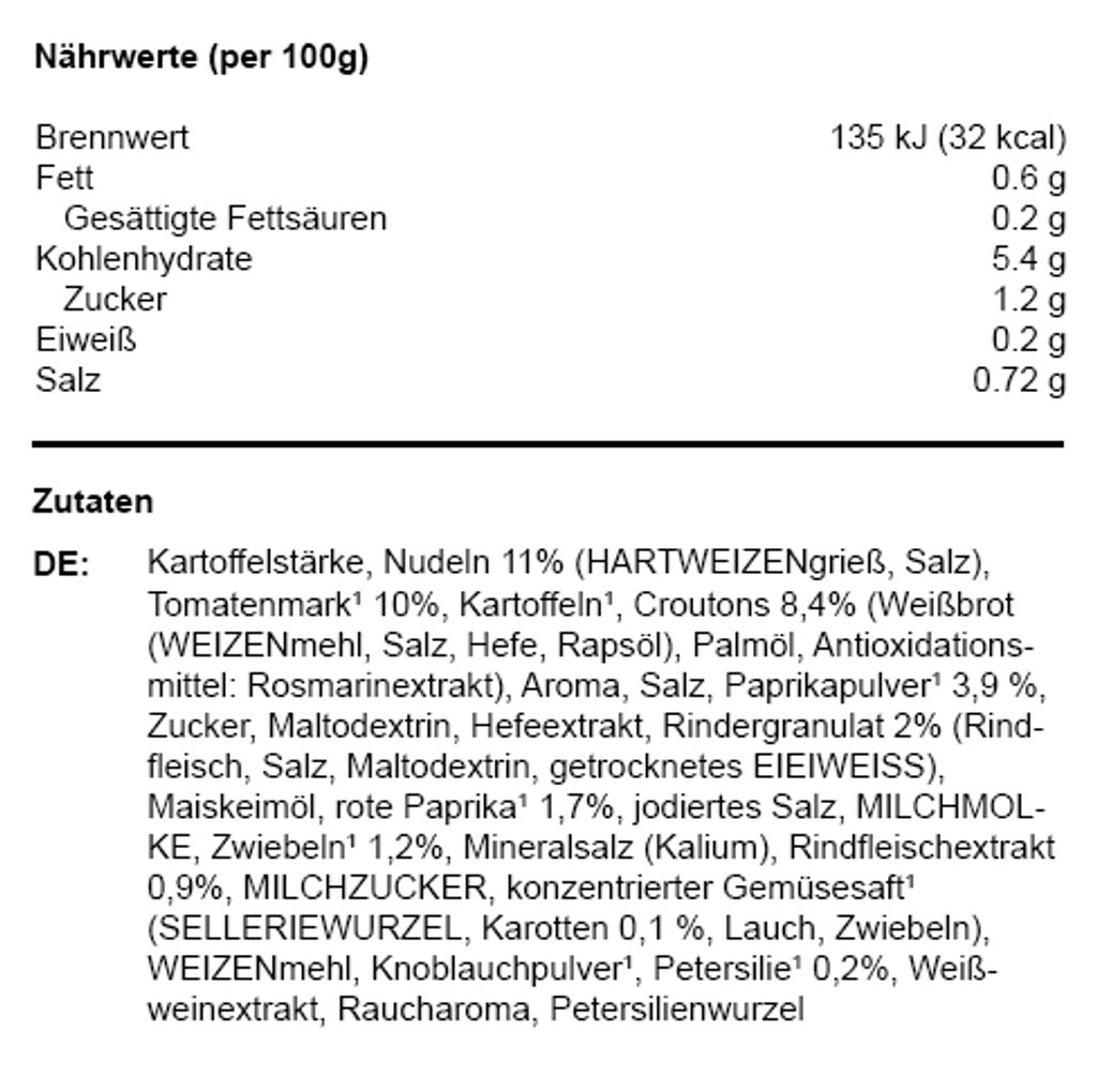 Unox-Cup-a-Soup-ungarische Goulash 175ml Produktbild 