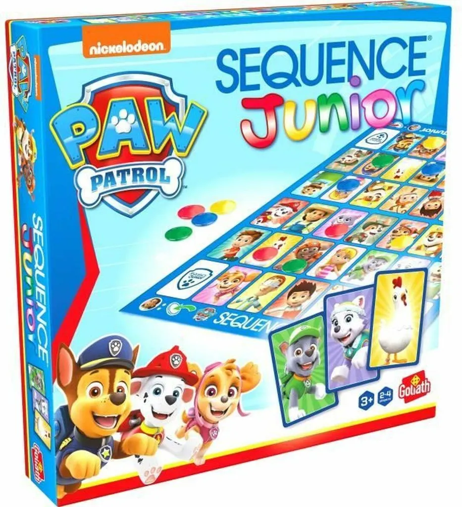 Sequence Junior Pat' Patrouille - Jeu éducatif Goliath coloré 27 cm