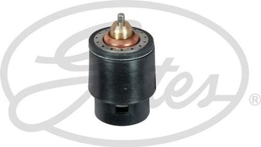 GATES TH598105 Thermostat, Kühlmittel OE 04C121113C kompatibel mit UP, Touran, Tiguan, Sharan, Scirocco, Polo AE, Polo 6R, Passat 3BG, Passat Allt...