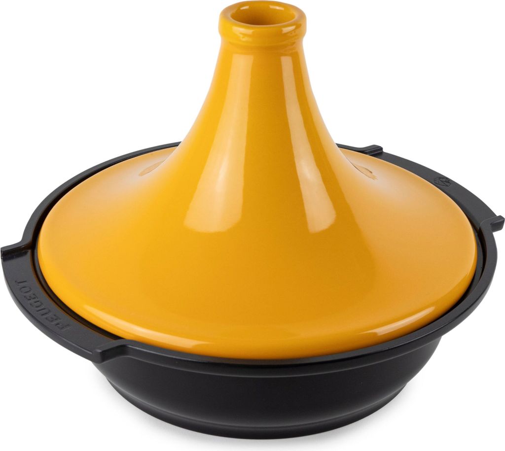 PEUGEOT Tagine ATLAS 30cm Safrangelb Dampfgarer Aluminium Produktbild 