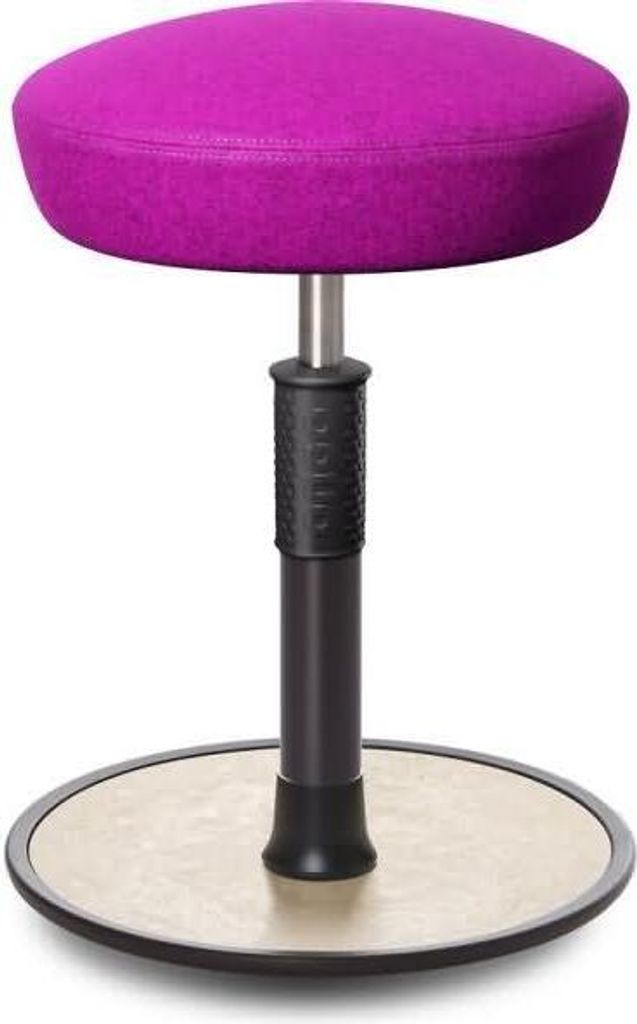 Sitz- Stehhocker Free Regular Hutsitz kvadrat Divina Mel. Pink schw. /creme.