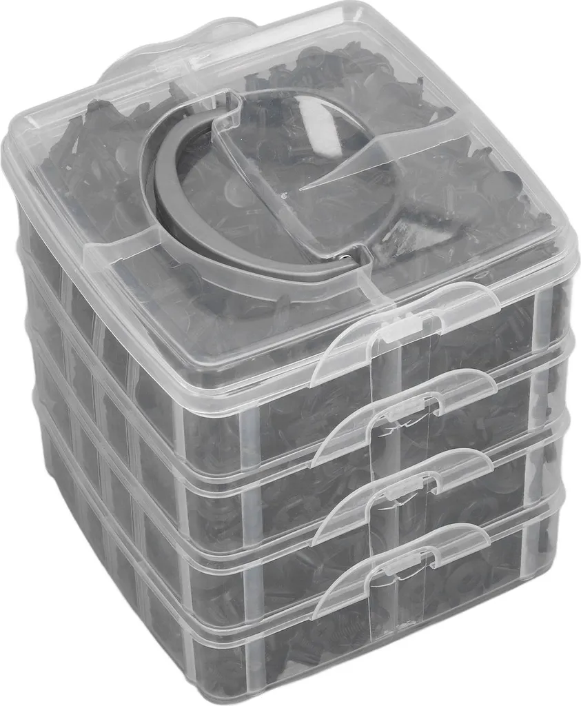 Fixez vos pare-chocs desserrés avec 900 clips de fixation ABS multi-tailles - 3