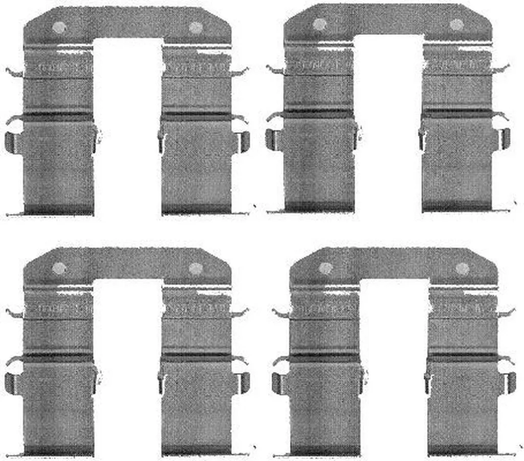 Kit de Montage pour Plaquettes de Frein HELLA 4 pcs pour KIA CEED Berline