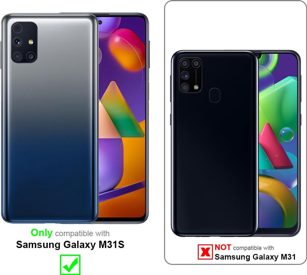 Cadorabo Handykette für Samsung Galaxy M31s in PINK - Handy Hülle mit Verstellbaren Band Kordel zum Umhängen