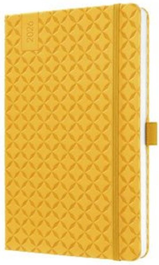 sigel Calendrier livre Jolie Flair 2026 similicuir A5 jaune Image du produit 