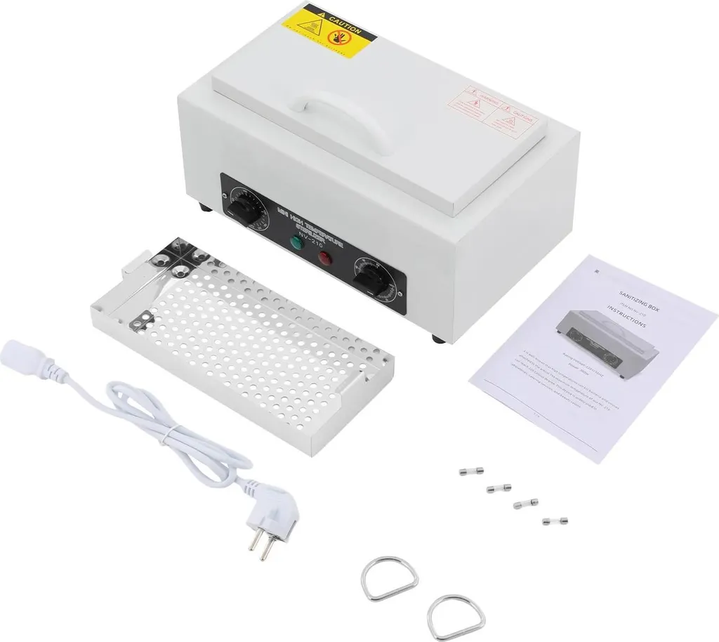 Sterilizzatore Unghie 2L Calore Secco | Alta Temperatura Salone Estetico