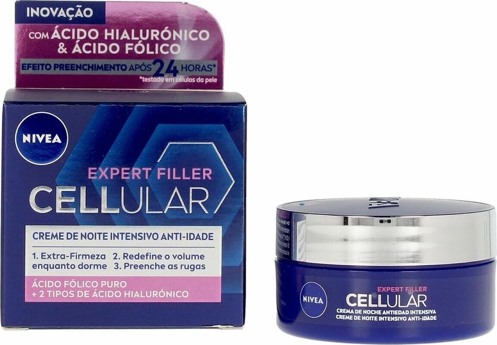 Nivea Cellular Filler Hialurónico y Fólico Crema Noche 50ml