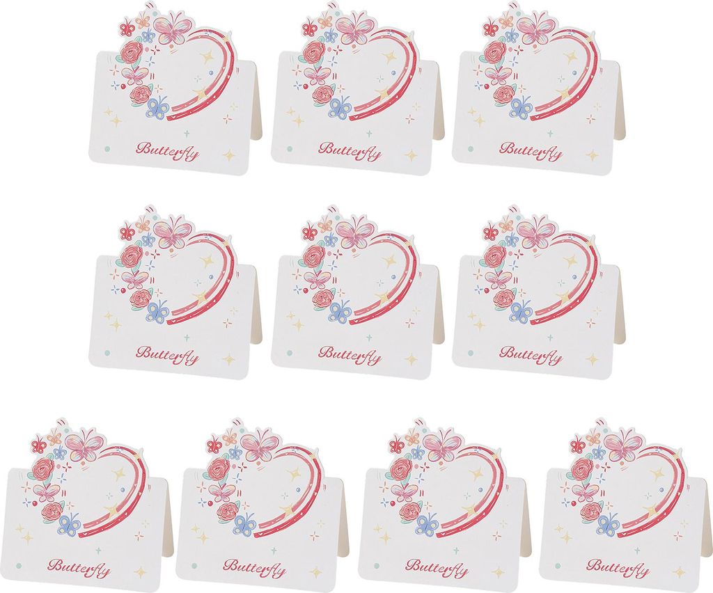 10 Stück Blumengrußkarten, handgefertigte Blumensträuße, leere Karte für Muttertag, Valentinstag, Geburtstagsgeschenk