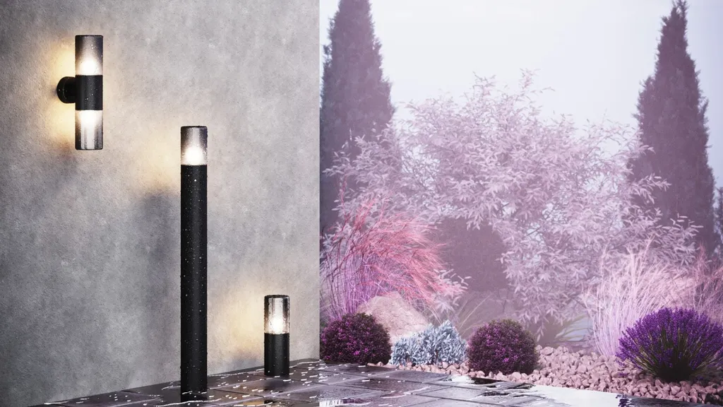 Candélabre Extérieur Design Graphite 80cm Amas Maytoni E27 60W - 8