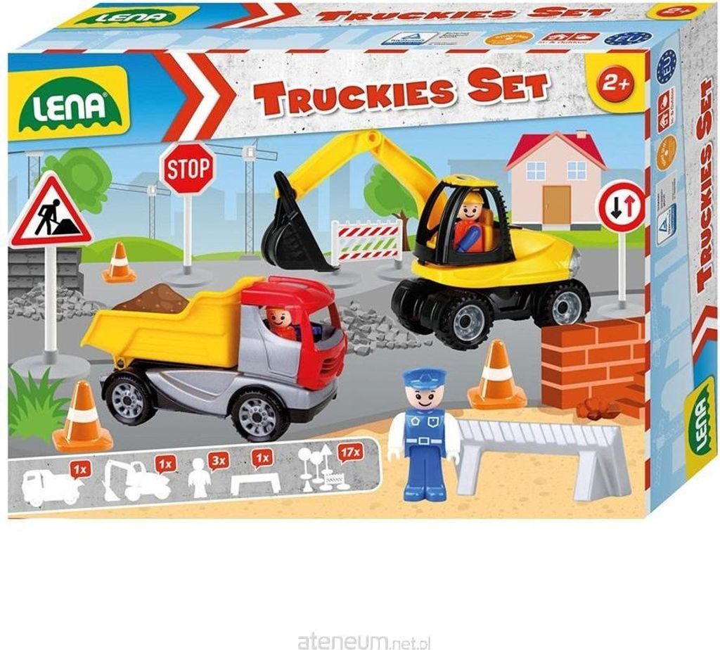 Lena Truckies SM01631, Zestaw pojazdów, 2 lat(a), Zdjęcie produktu 