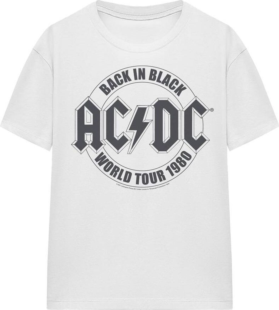 AC/DC - "Tour" T-Shirt für Herren/Damen Uni TV15457 (XL) (Weiß)