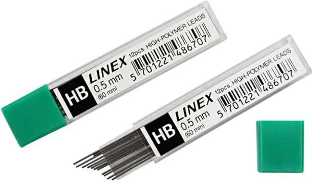 Mine de crayon 0,5mm anti-casse multicolore - Pack de 12 pour porte-mine