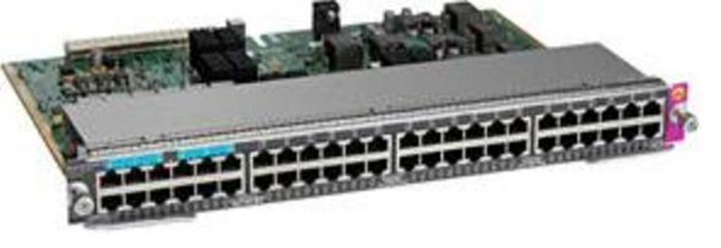 Cisco Catalyst 4500E Series Line Card - Switch - 36 x 10/100/1000 (UPOE) + 12 x Kombi-10GBase-T - Plugin-Modul - UPOE (1440 W)