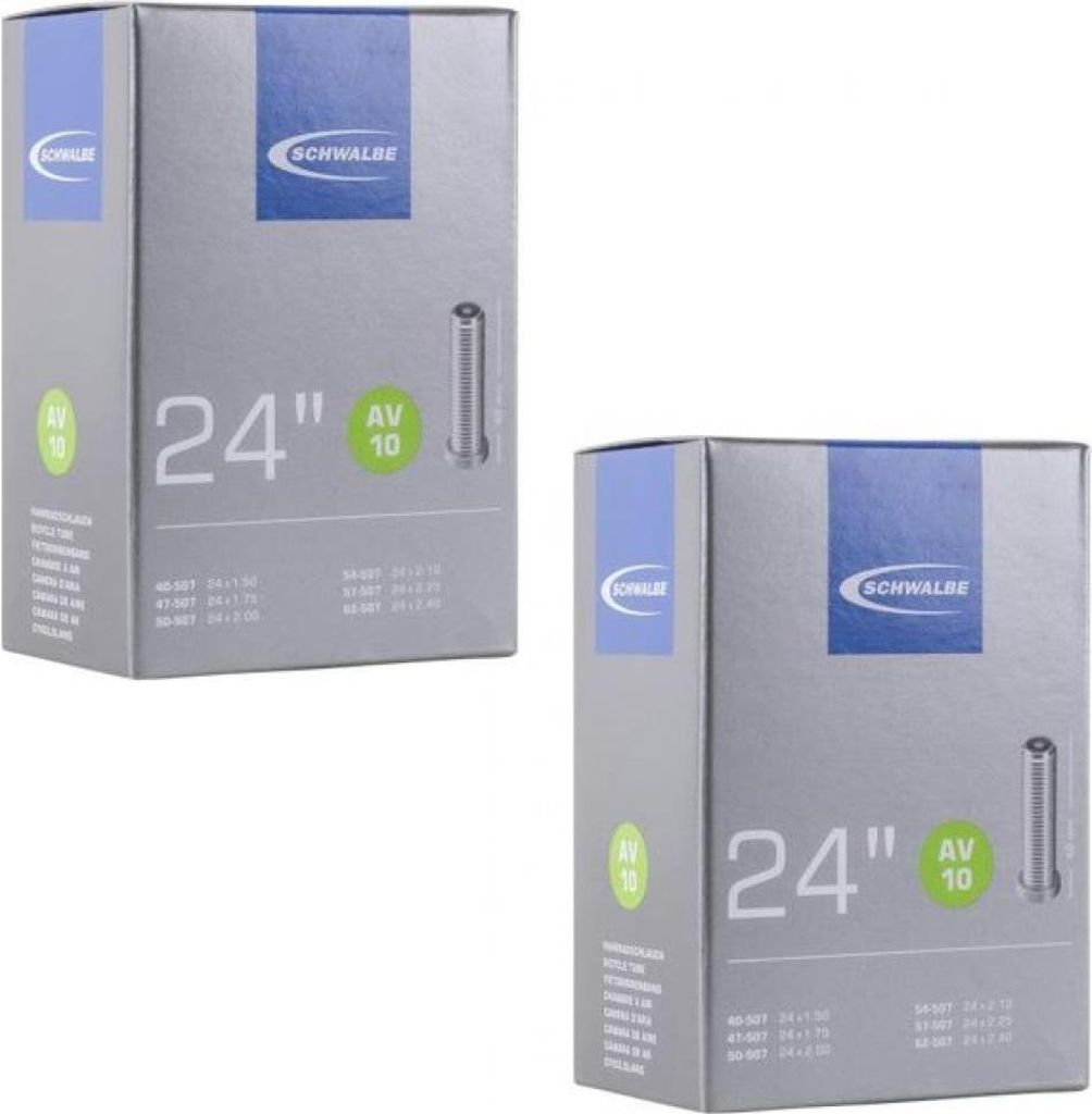 Set da 2 camere d'aria Schwalbe AV10 24x1,50-2,50" Immagine del prodotto 