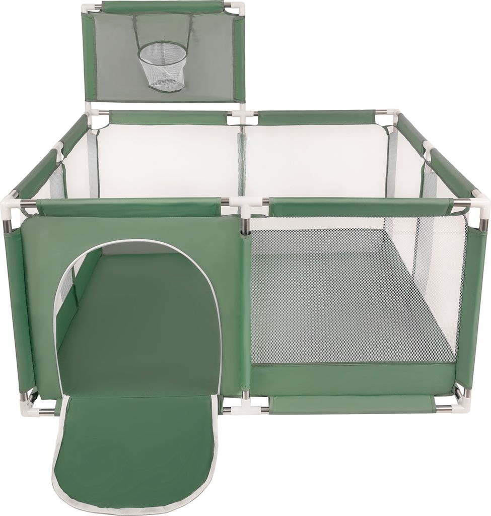 Selonis Laufstall Mit Korb 100 Bälle ∅6cm Spielplatz Mit Bunten Bällen Laufgitter Für Babys Und Kinder