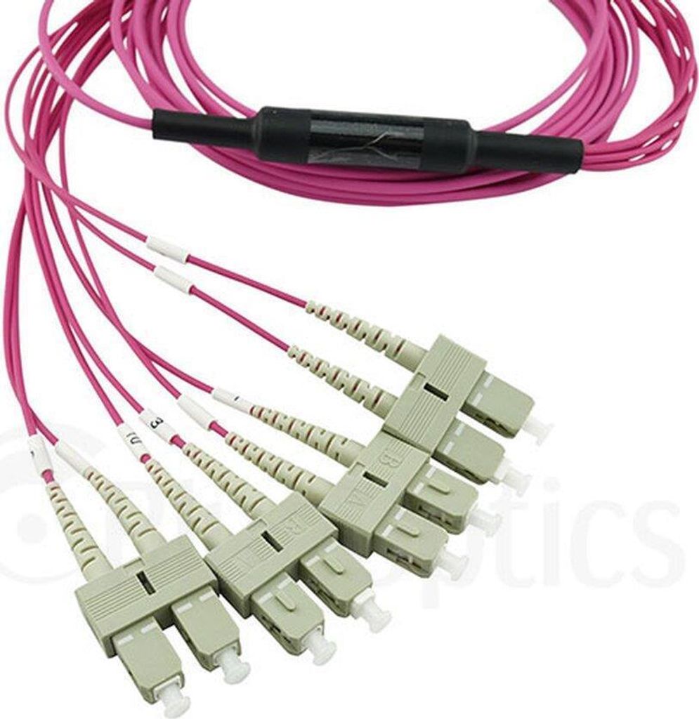 BlueOptics SFP6142FU3MKB, 3 m, OM4, MTP, 4x SC