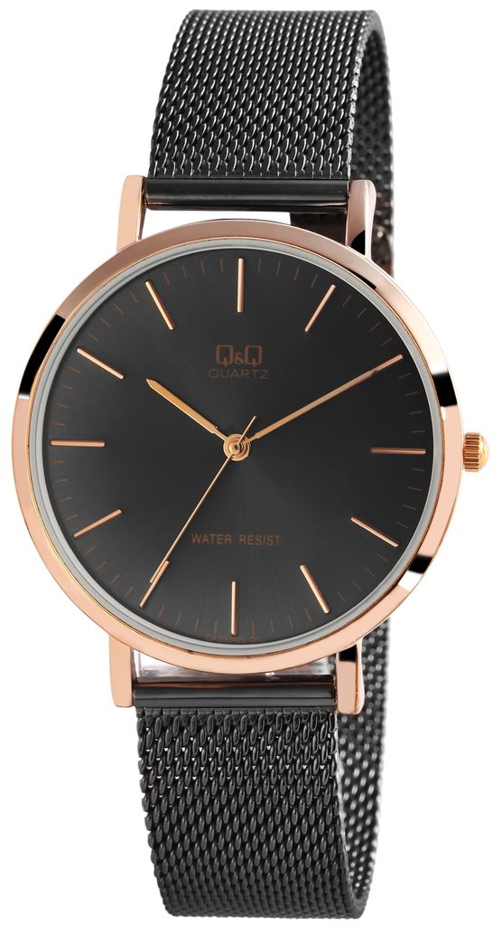 Orologio Q&Q unisex con cinturino a rete, 3 barre, Immagine del prodotto 