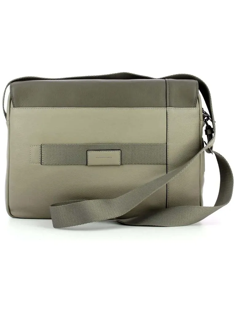 Porte-documents A4 Piquadro CA4639AO Gris en cuir véritable de luxe