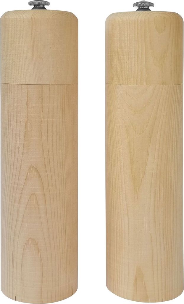 Salz und Pfefferstreuer aus Zirbenholz, Salz- und Pfeffermühle V-40.10-031