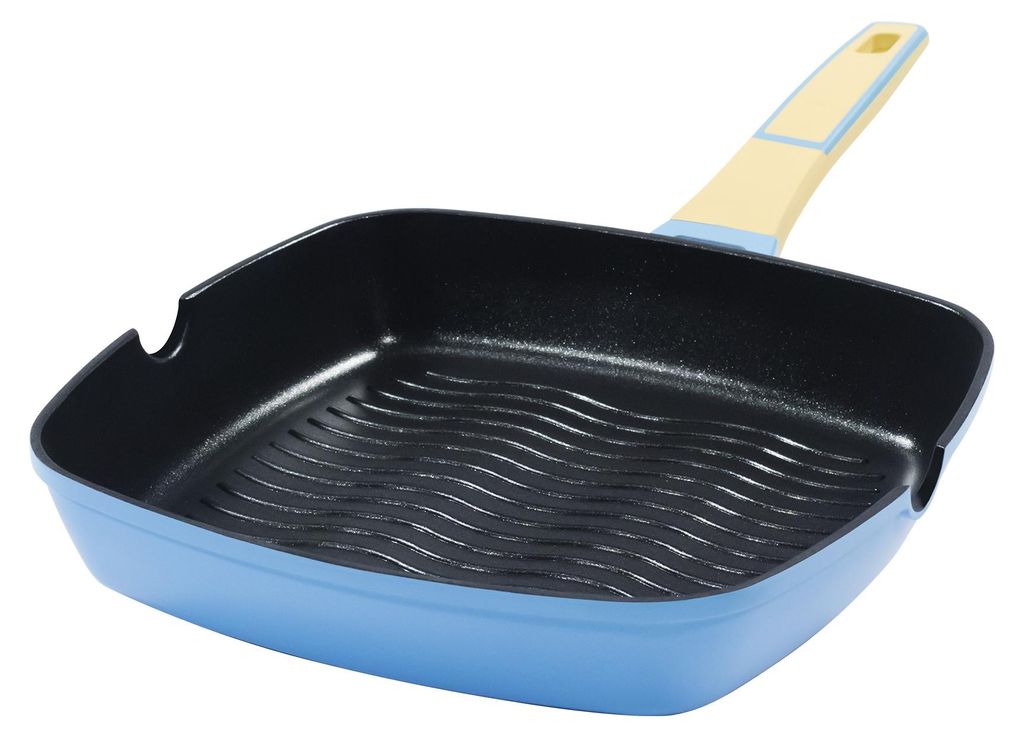 28x28cm rechteckige Grillpfanne ca. 5.5cm hoch KING® Produktbild 