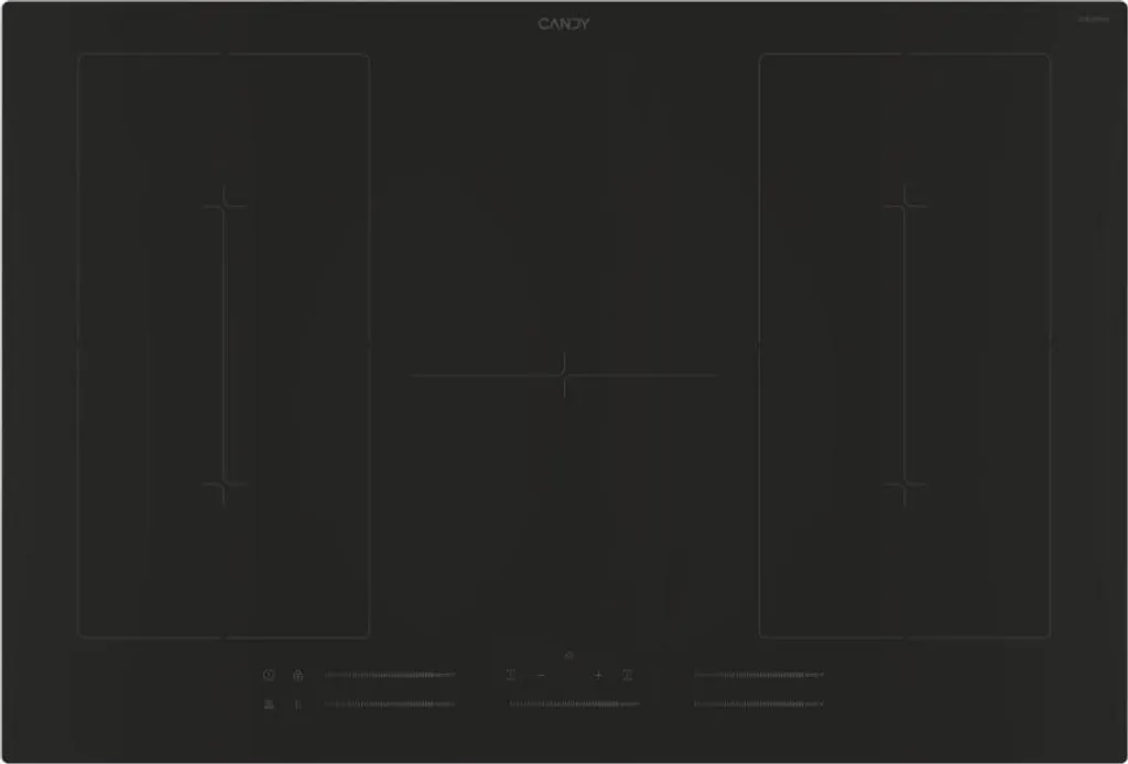 Candy CIFS85MCTT/1 Table de cuisson induction 77 cm noire 5 zones