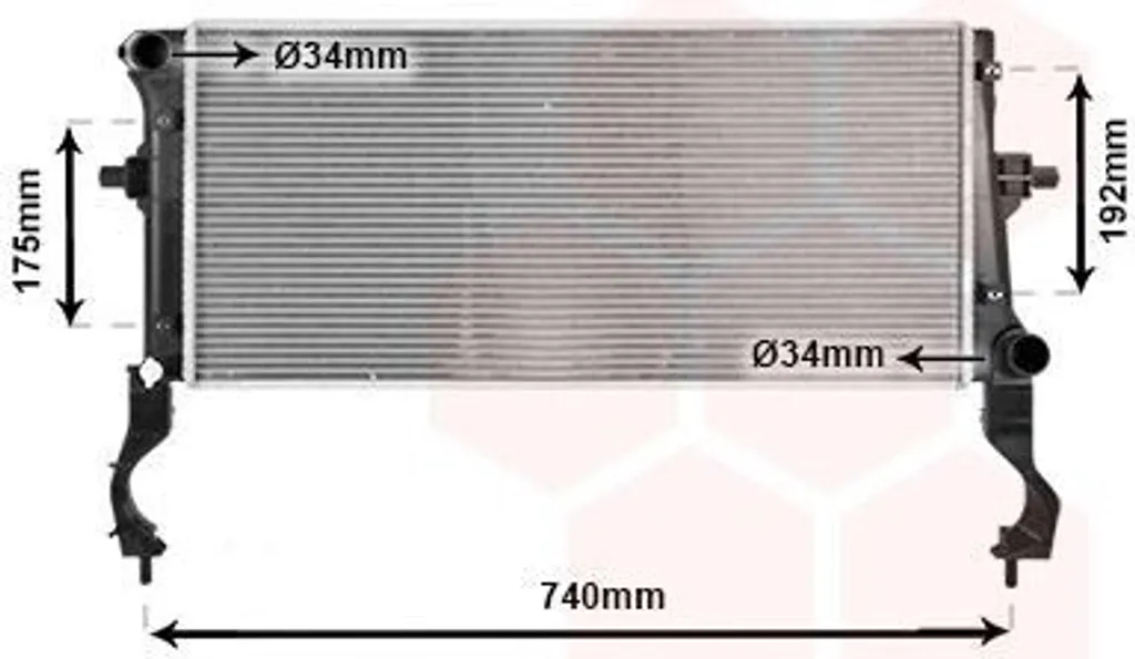 Radiateur de Refroidissement Moteur pour HYUNDAI Kona SUV et Kasten OS