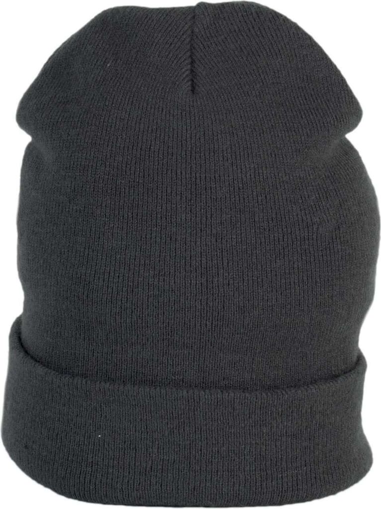 K-Up Herren Mütze Beanie Wintermütze Winterstrickmütze Strickmütze, Größe:U, Farbe:Dark Grau