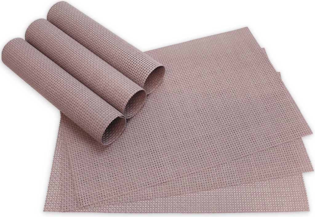 Tischsets ELEGANCE 6er Set Alt-rosa als Tischuntersetzer