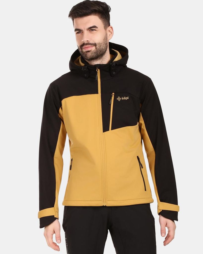 Herren-Softshelljacke Kilpi ONTAVIO-M, GOLD, Größe 3XL