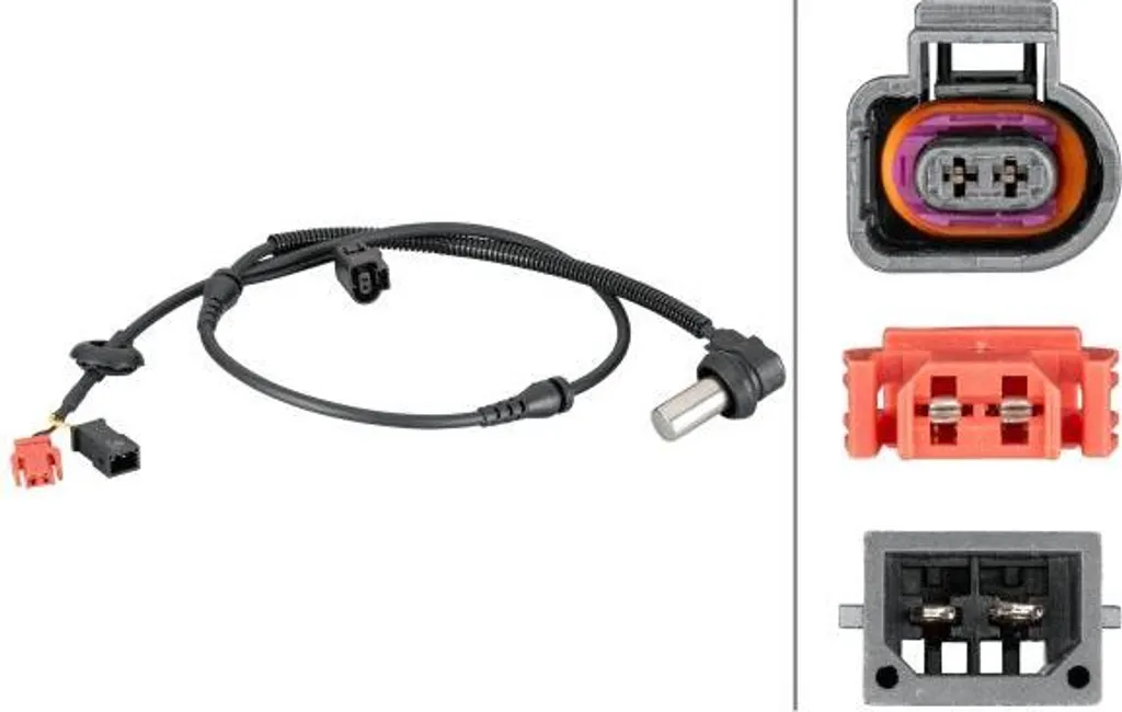 Capteur de vitesse de roue HELLA 6PU 012 806-921 pour ABS OE 8D0927803B