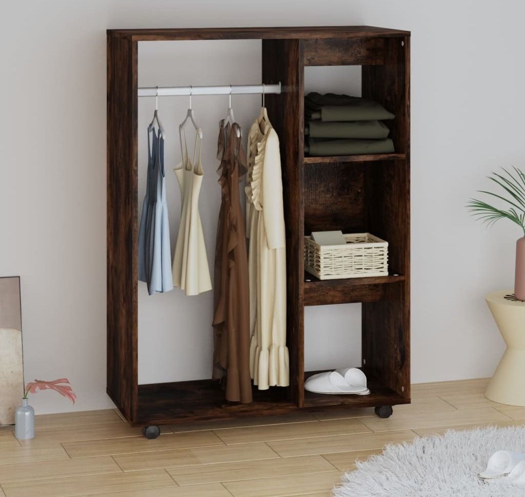 vidaXL Kleiderschrank Räuchereiche 80x40x110 cm Produktbild 