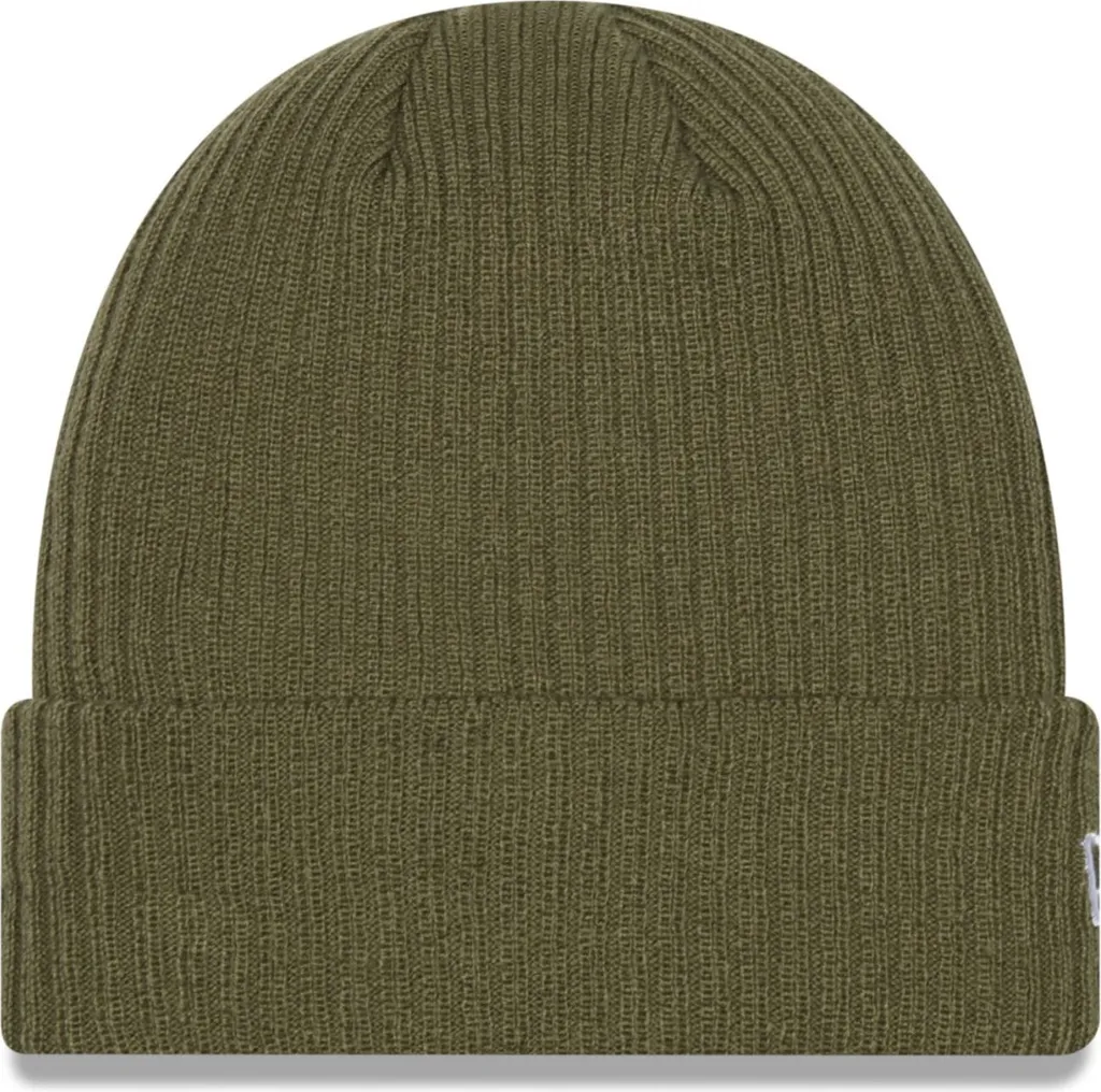 Bonnet New Era Colour Cuff Olive - Bonnet d'Hiver Iconique en Maille