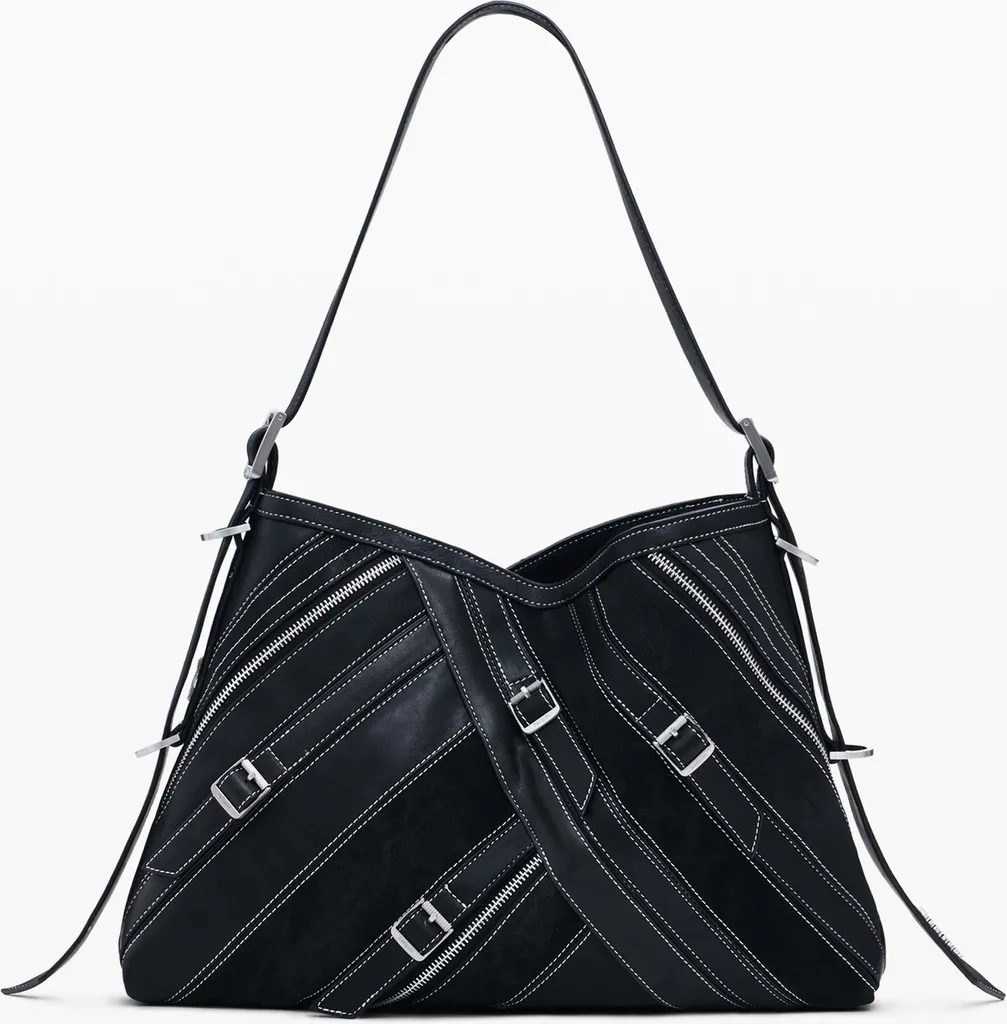 Sac à main femme noir sécurisé : fini les vols avec le zip renforcé