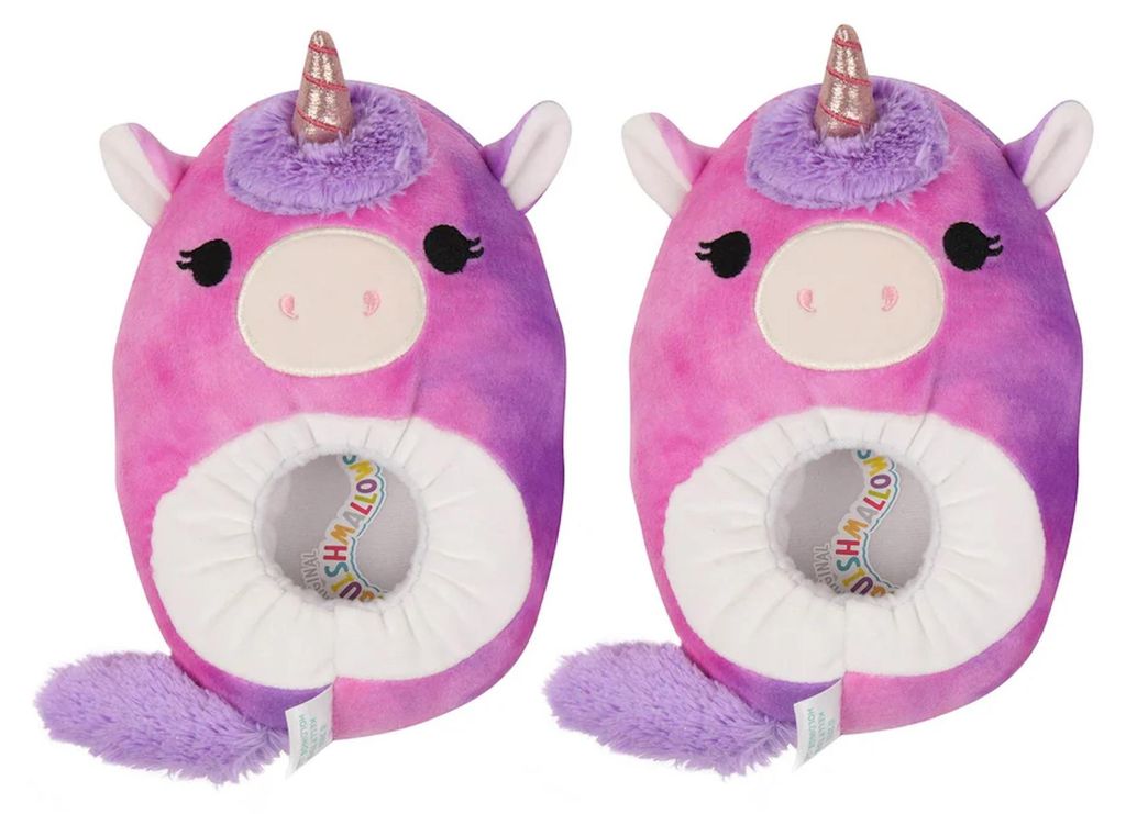 Squishmallows Lola das Einhorn Hausschuhe 37-38