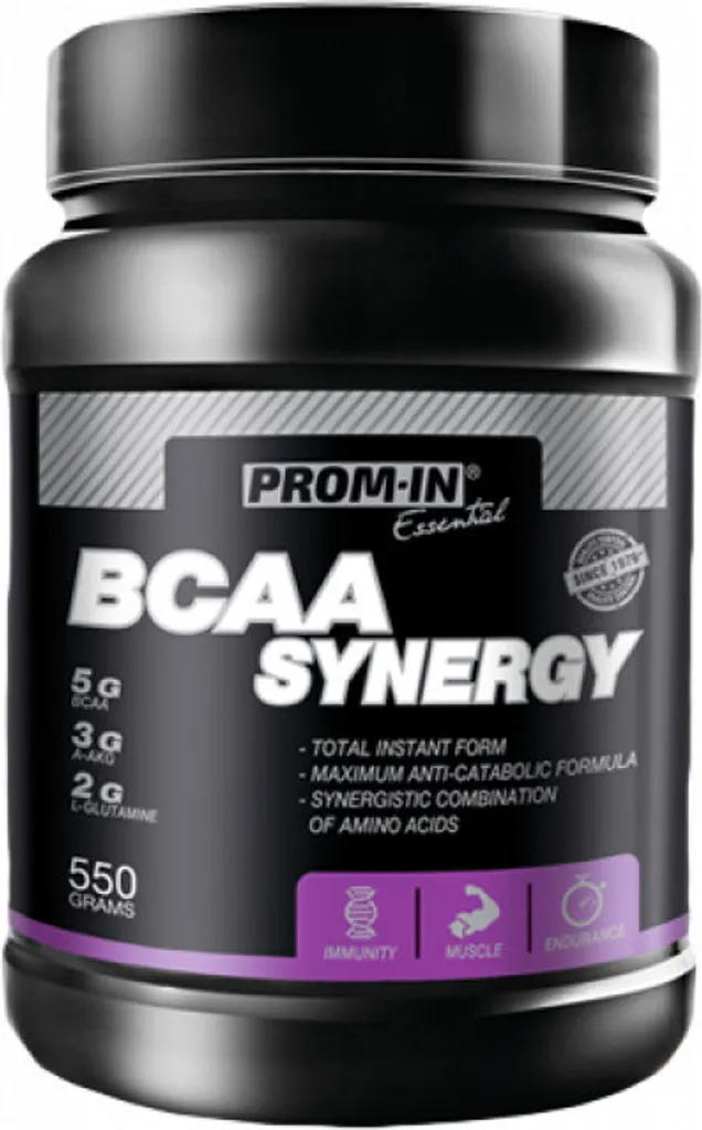 BCAA Synergy Prom-In 550g à la Pomme Enrichi en Glutamine et A-AKG Pur
