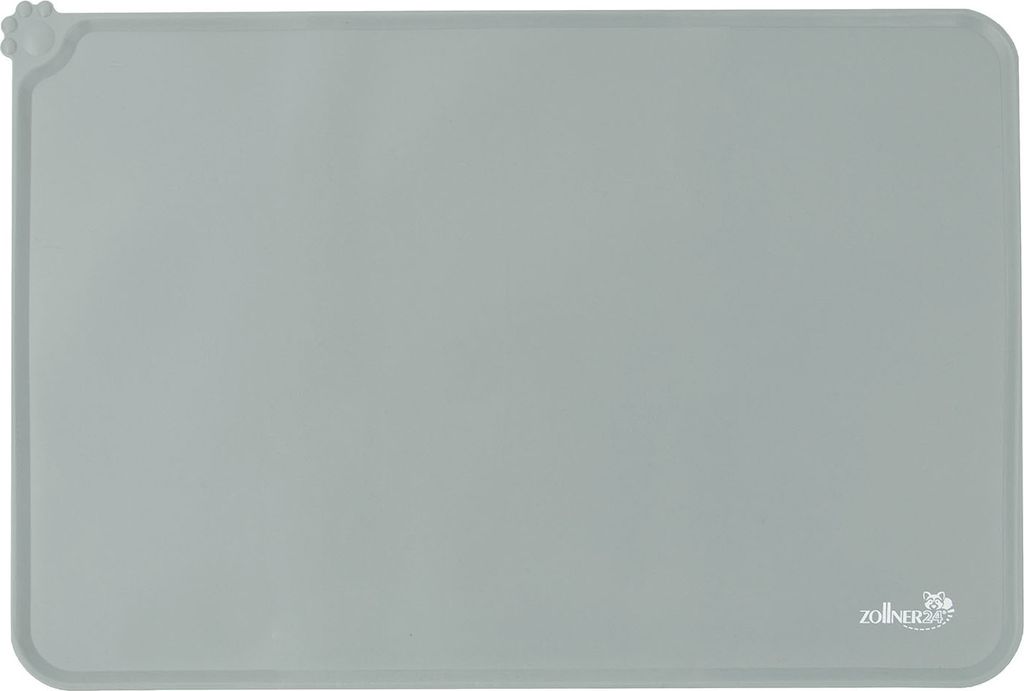 Napfunterlage Hund Katze, 38x53 cm, grau