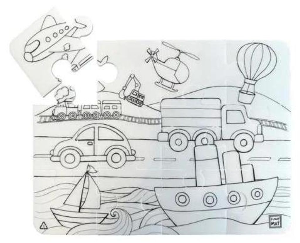 Puzzle „Fahrzeuge“ von Funny Mat STRIGO