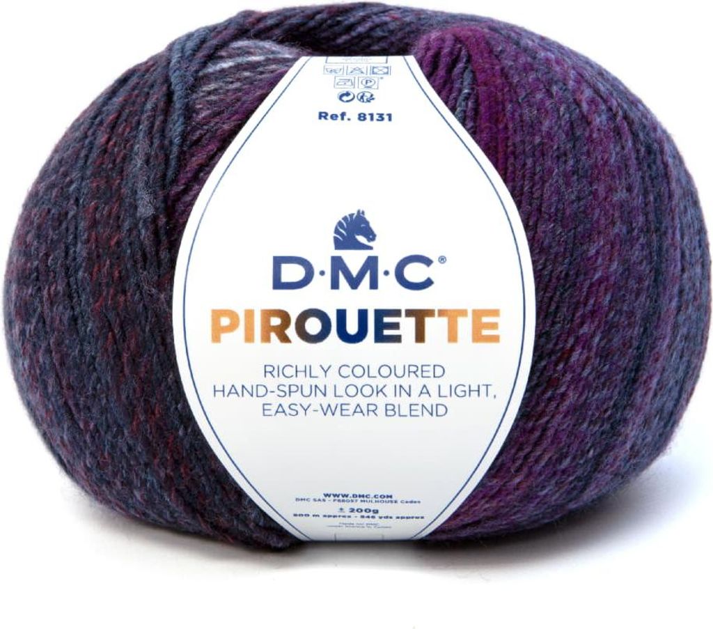 DMC Pirouette – weiches Garn aus  100%.Polyacryl (Color Produktbild 