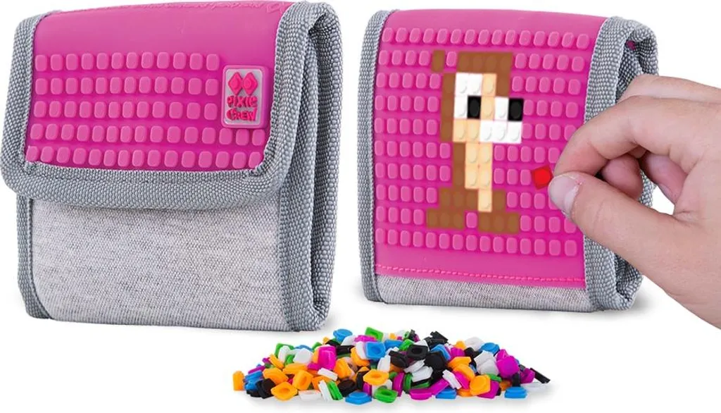 Portafoglio Pink Pixie Crew: Crea il Tuo Look Pixelato Unico | Fashion Kids