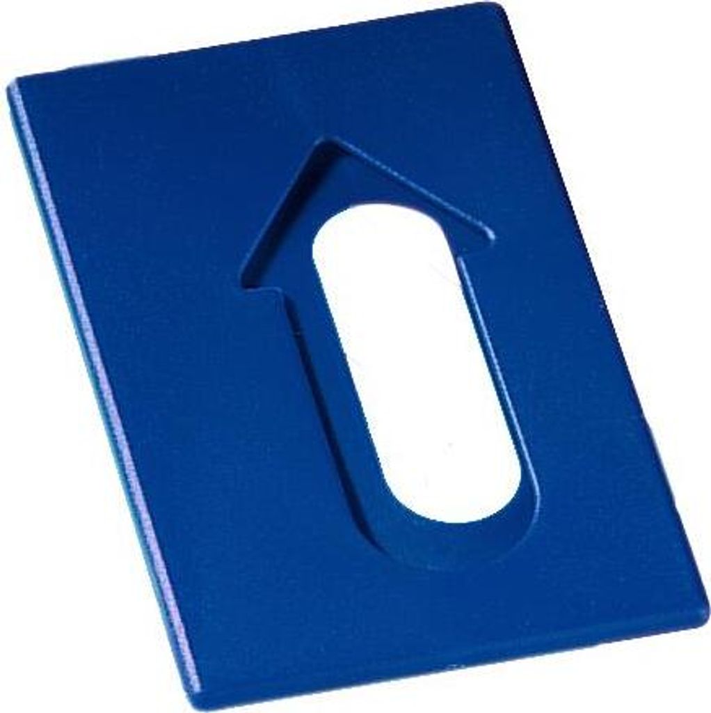Kartenhülle "Plastic Card" standard-blau PP