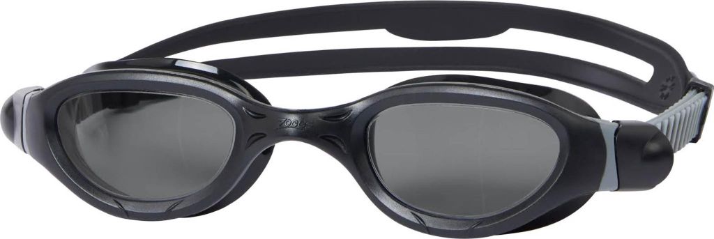 ZOGGS PHANTOM 2.0 S Schwimmbrille, Small Fit, klar, schwarz, anti-beschlag, UV-Schutz, komfortable Passform.