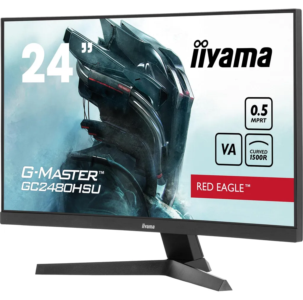 Moniteur PC Incurvé IIYAMA 24 Pouces Full HD GC2480HSU Connectique DP