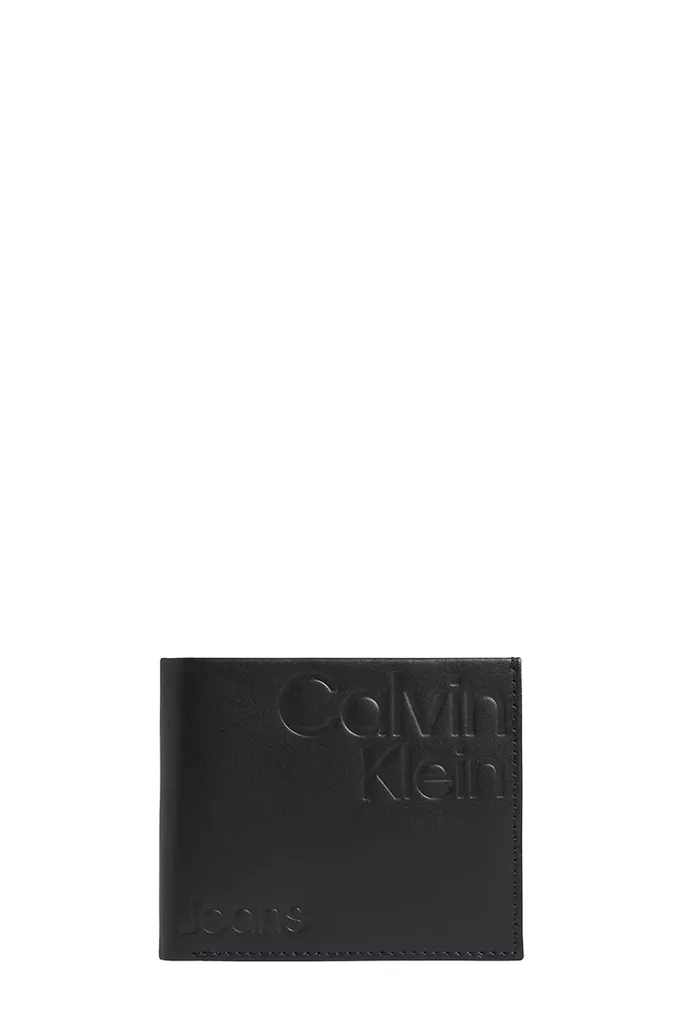 Portefeuille Homme CK avec Porte-Monnaie Idéal pour Cartes et Billets