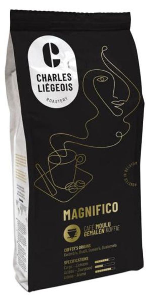 Gemahlener Kaffee Charles Liégeois Magnifico, 250 g