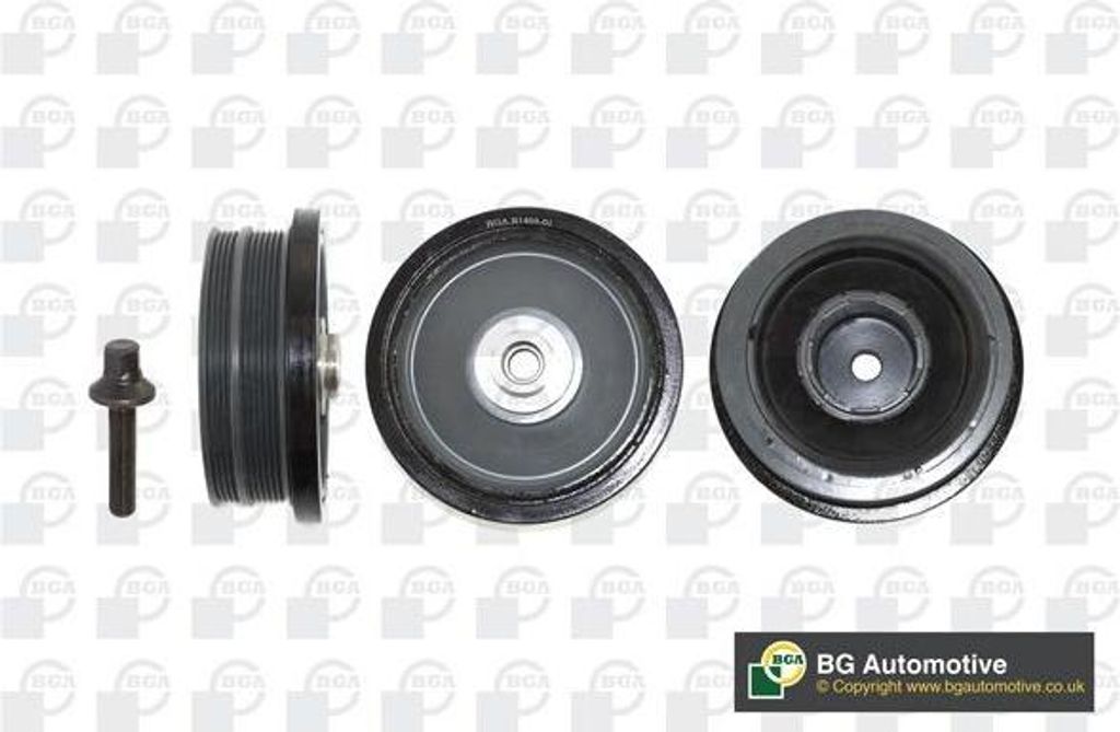 BGA Riemenscheibensatz Kurbelwelle DP0374K für BMW 3 Touring (E91) 76mm 195mm